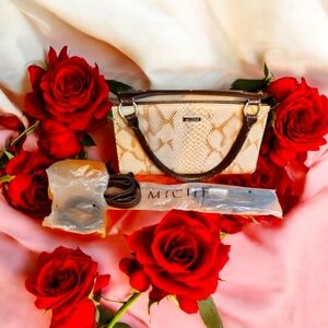 Miche Cream and Brown Women's Bag